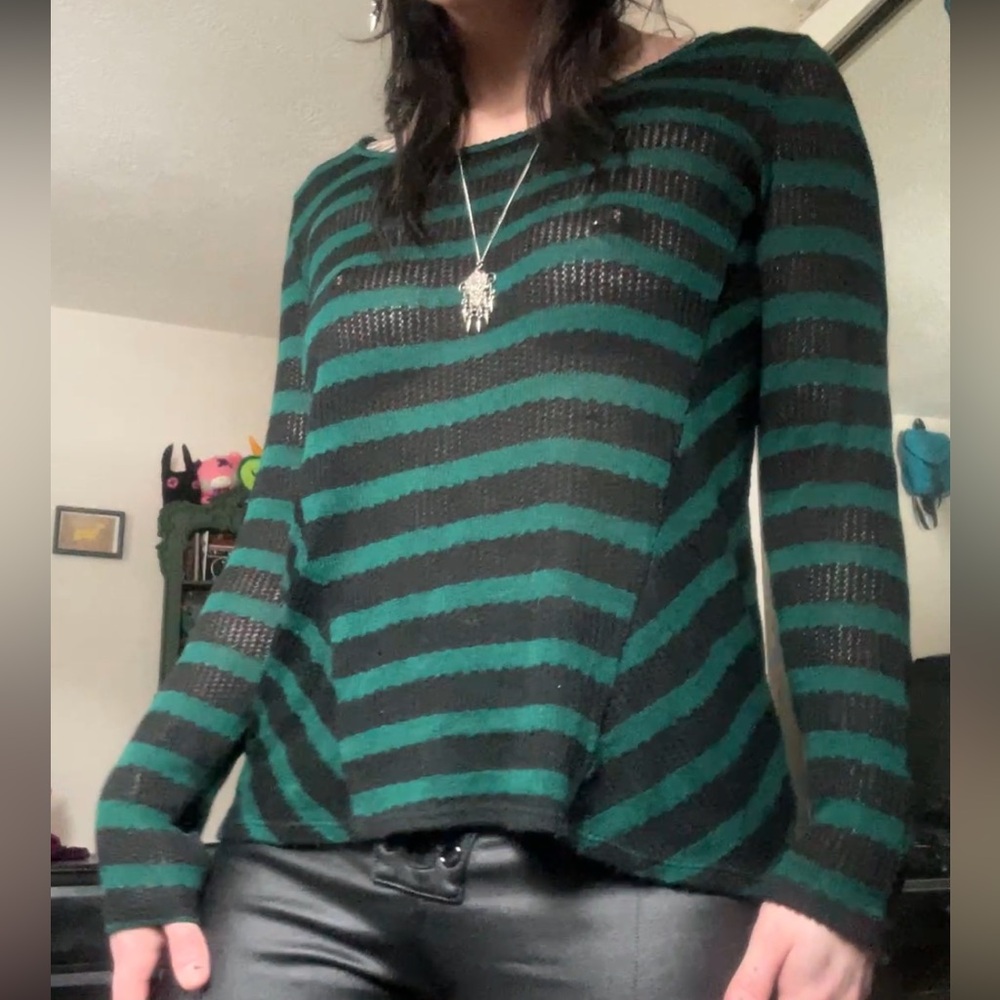 BUNDLE grunge green and black stripes set of 3 items - Picture 3 of 11